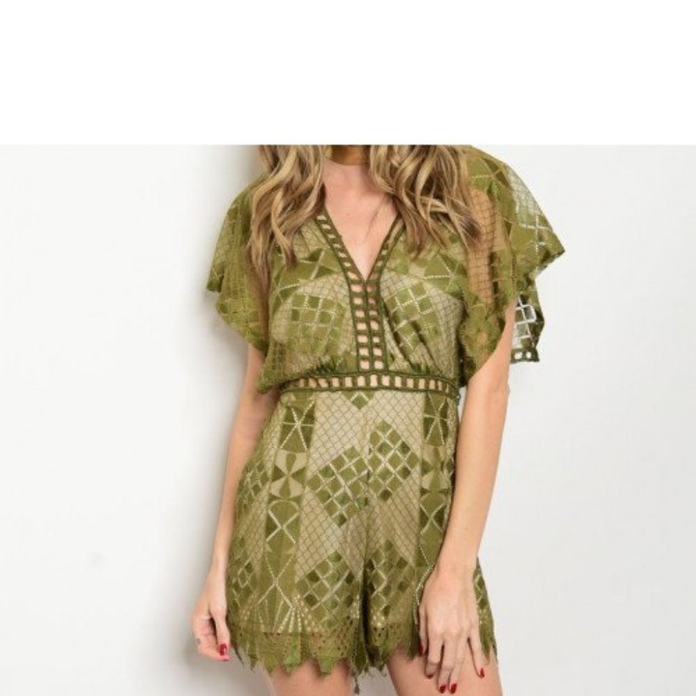 Lace Romper